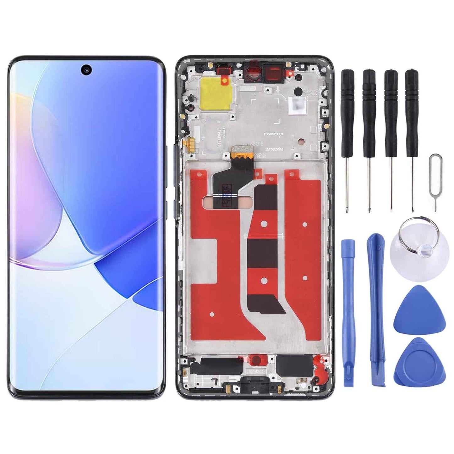 Original-OLED-LCD-Screen-for-Huawei-Nova-9-Digitizer-Full-Assembly-with-Frame(Black)