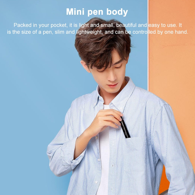 Original-Xiaomi-Youpin-ShowSee-DC-1.5V-2W-Portable-Waterproof-Safe-Electric-Nose-Hair-Trimmer-Shave-Blade