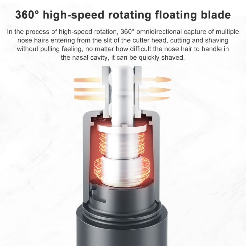 Original-Xiaomi-Youpin-ShowSee-DC-1.5V-2W-Portable-Waterproof-Safe-Electric-Nose-Hair-Trimmer-Shave-Blade