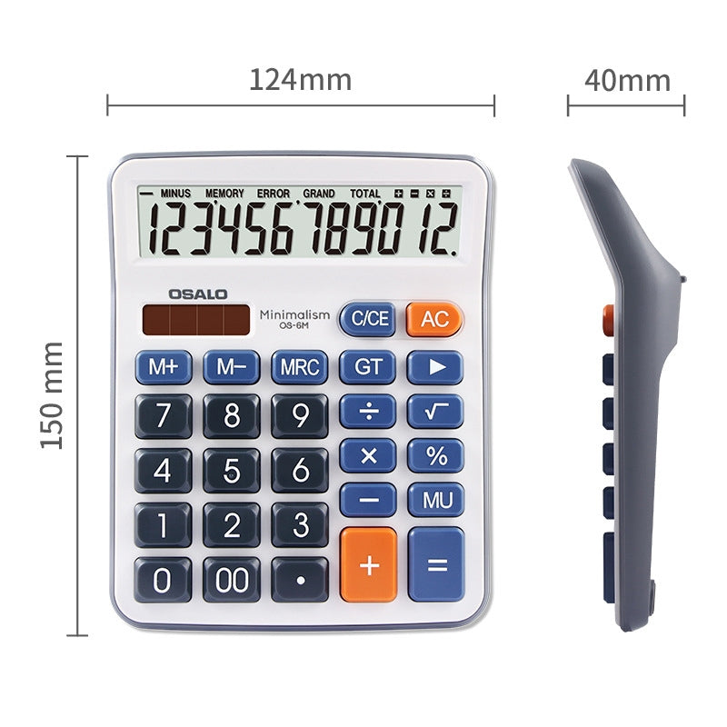 OSALO-OS-6M-12-digit-Office-Desktop-Calculator-Solar-Dual-Power-Calculator