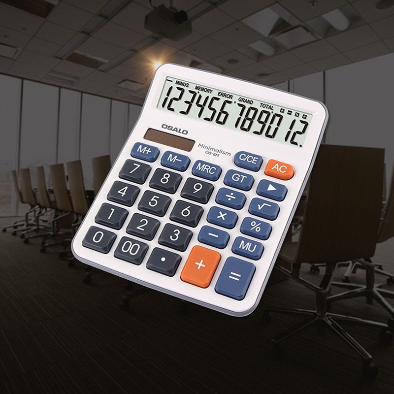 OSALO-OS-6M-12-digit-Office-Desktop-Calculator-Solar-Dual-Power-Calculator