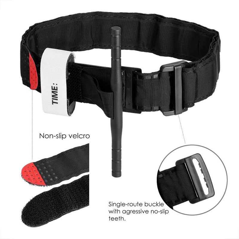 Outdoor-Portable-One-handed-Spinning-Emergency-Buckle-Artery-Tourniquet(Black)