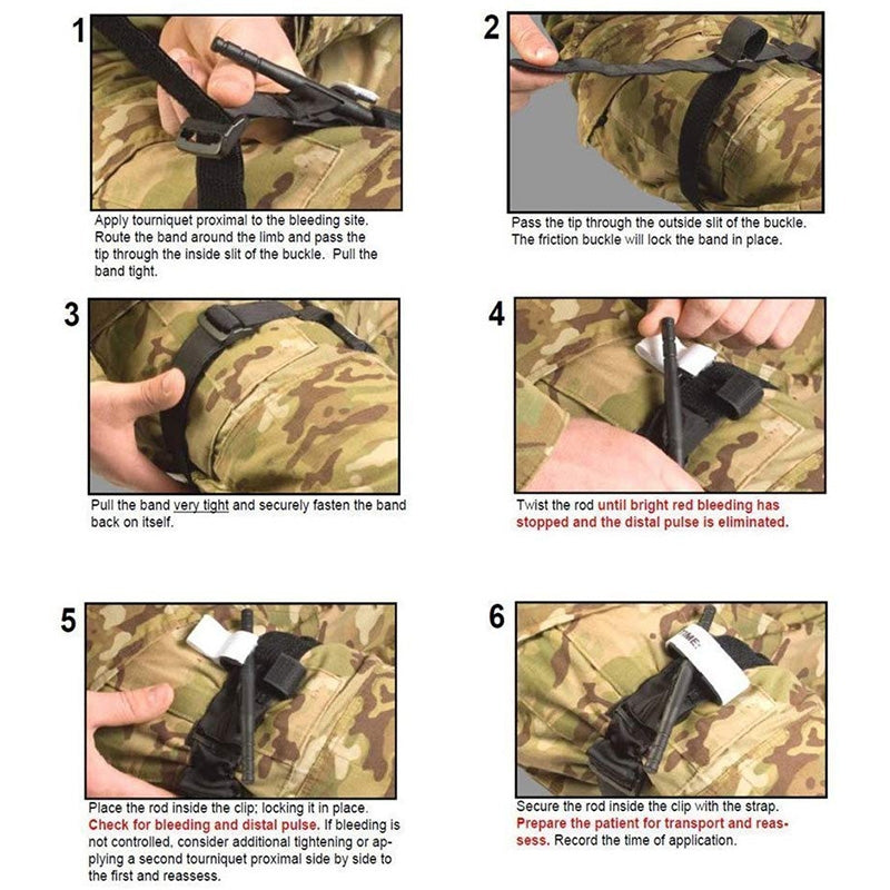Outdoor-Portable-One-handed-Spinning-Emergency-Buckle-Artery-Tourniquet(Black)