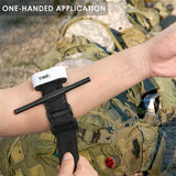 Outdoor-Portable-One-handed-Spinning-Emergency-Buckle-Artery-Tourniquet(Black)