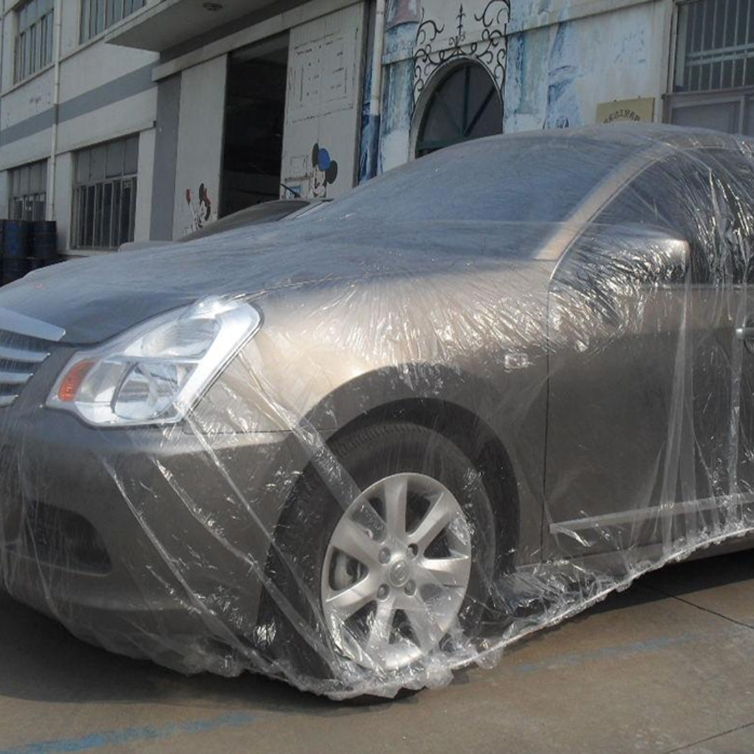 Outdoor-Universal-Waterproof-Anti-Dust-Sunproof-3-Compartment-Sedan-Disposal-PE-Car-Cover,-Fits-Cars-up-to-6.6m(257-inch)-in-Length