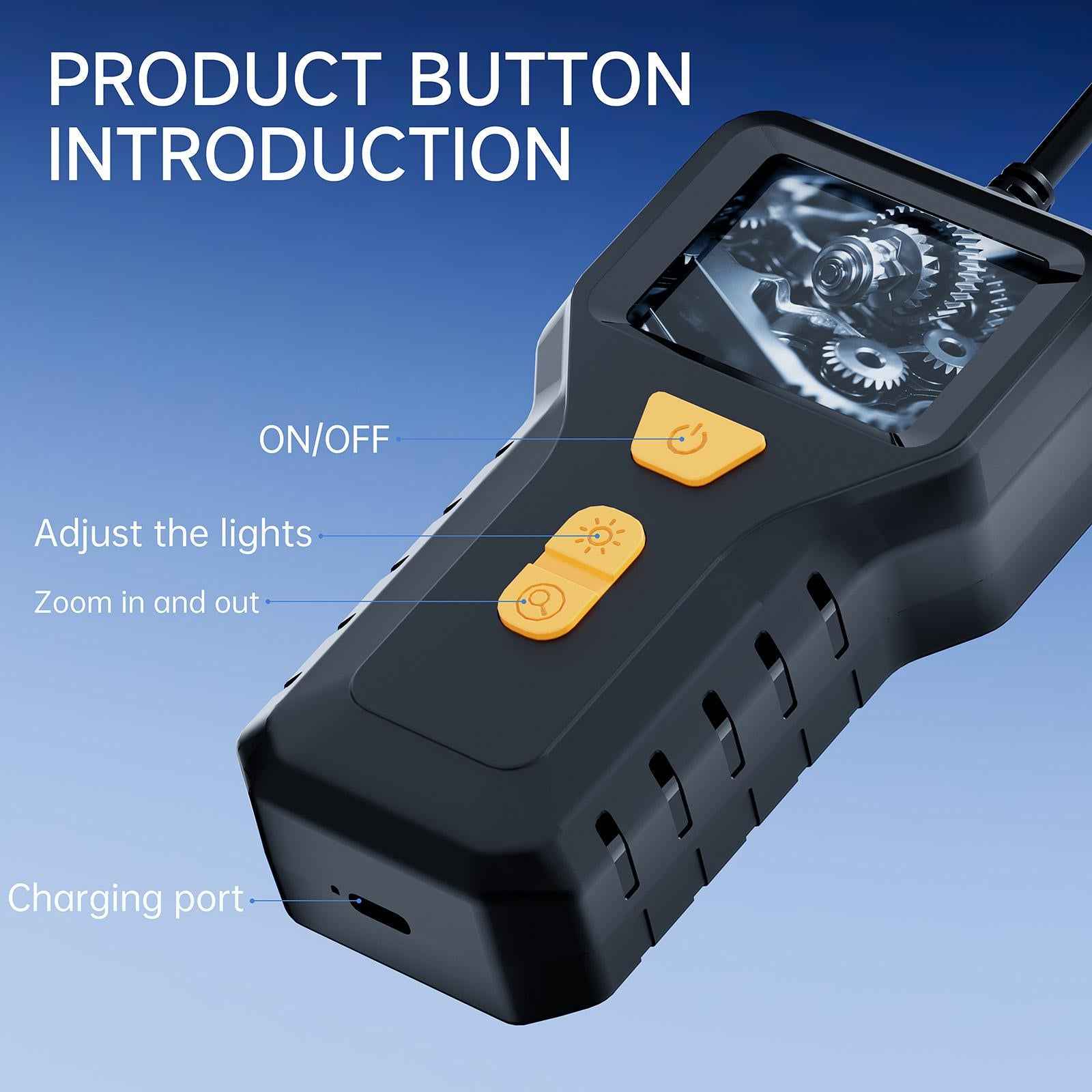 P240-2-inch-HD-Screen-Industrial-Endoscope,-Model:8mm-Single-Lens-/-5m