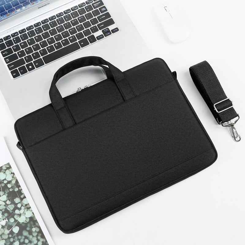 P310-Waterproof-Oxford-Cloth-Laptop-Handbag-For-14-inch(Black)