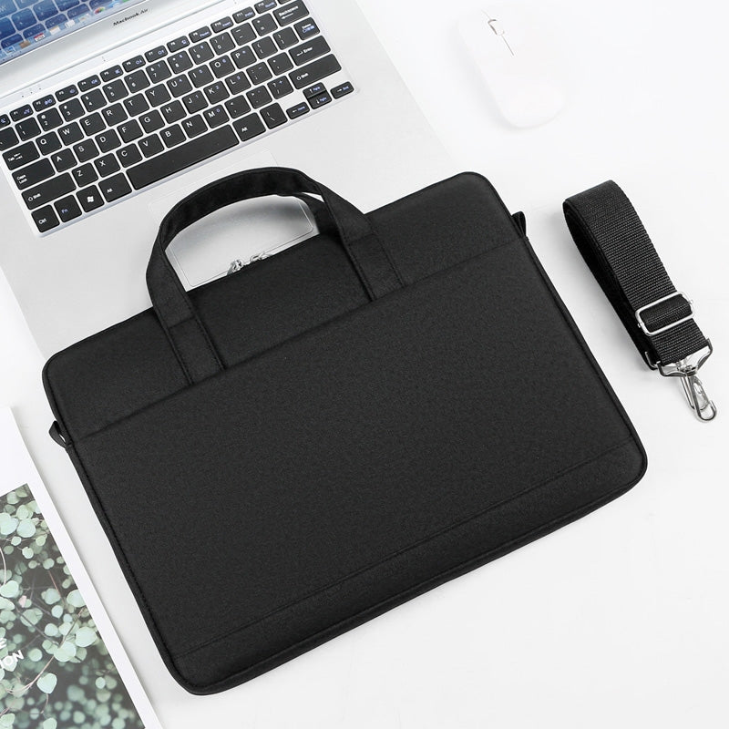 P310-Waterproof-Oxford-Cloth-Laptop-Handbag-For-14-inch(Black)