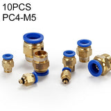 PC4-M5-LAIZE-10pcs-PC-Male-Thread-Straight-Pneumatic-Quick-Fitting-Connector