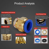 PC4-M5-LAIZE-10pcs-PC-Male-Thread-Straight-Pneumatic-Quick-Fitting-Connector