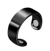 Personality-Ring-Magnetic-Health-Ring-Creative-Jewelry-Open-Ring(Glossy-rose-gold)