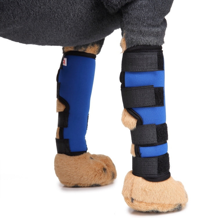 Pet-Knee-Pads-Dog-Leg-Guards-Pet-Protective-Gear-Surgery-Injury-Sheath,-Size:-M(HJ03-Classic-Blue)