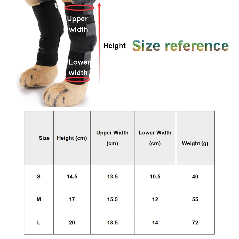 Pet-Knee-Pads-Dog-Leg-Guards-Pet-Protective-Gear-Surgery-Injury-Sheath,-Size:-M(HJ03-Classic-Blue)