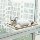 Pets-Suction-Cup-Cat-Hammock-Window-Hanging-Hammock(Khaki)