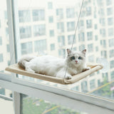 Pets-Suction-Cup-Cat-Hammock-Window-Hanging-Hammock(Khaki)