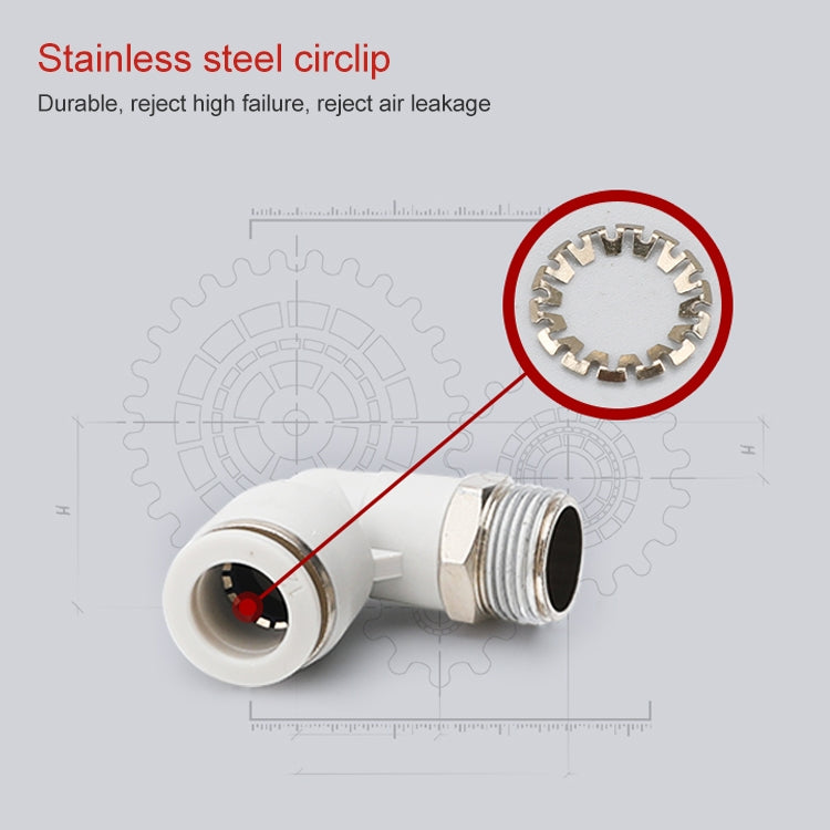 PL6-02-LAIZE-2pcs-PL-Elbow-Pneumatic-Quick-Fitting-Connector
