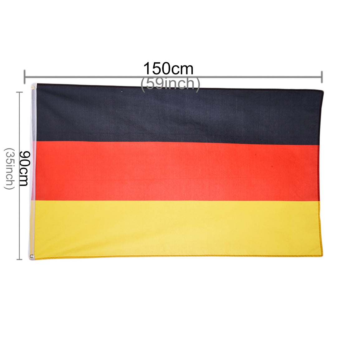 Polyester-Material-Germany-Flag,-Size:-150*90cm