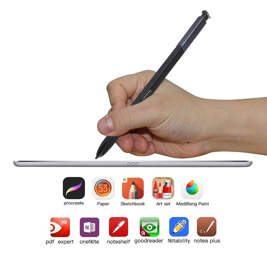 Portable-High-Sensitive-Stylus-Pen-without-Bluetooth-for-Galaxy-Note9(Black)