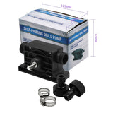 Portable-Mini-Water-Pump-Electric-Drill-Driven-High-Flow-Oil-Pump,-Standard-With-Two-Connectors(Black)