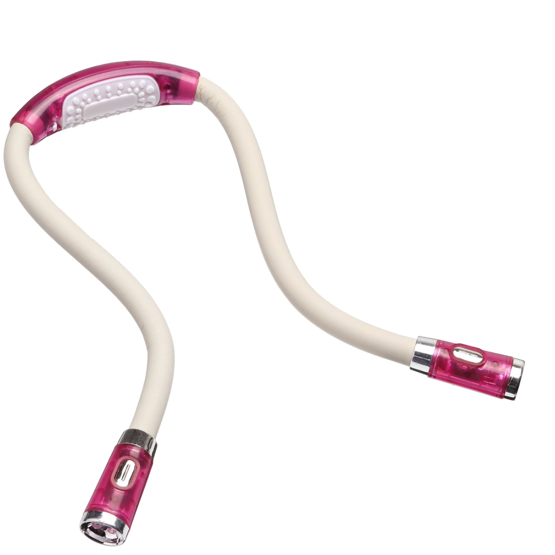 Portable-U-shaped-LED-Flexible-Handsfree-Hug-Neck-Reading-Book-Lamp-Torch(Pink)