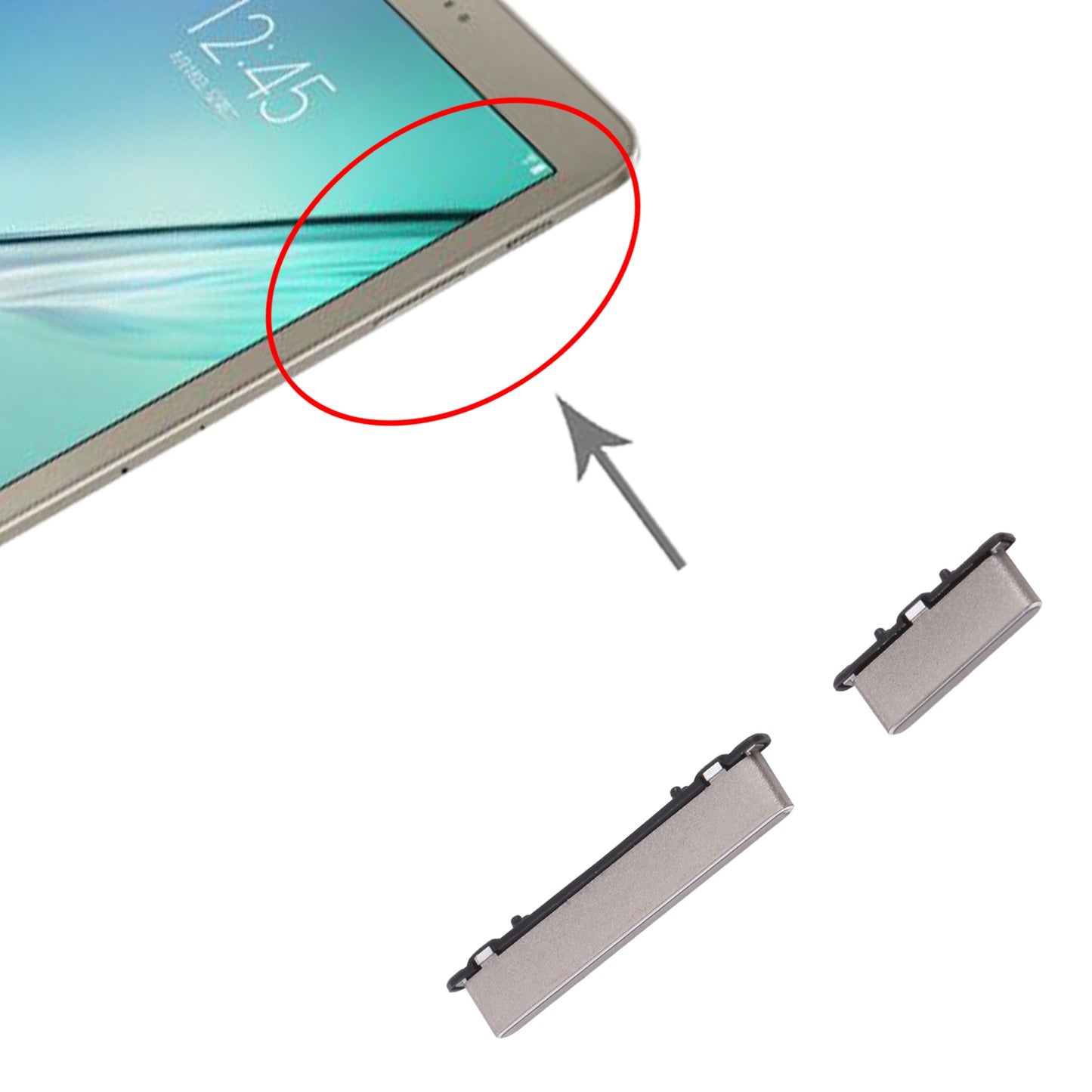 Power-Button-and-Volume-Control-Button-for-Samsung-Galaxy-Tab-S2-9.7-SM-T810/T813/T815/T817/T819(Gold)