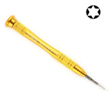 Professional-Repair-Tool-Open-Tool-25mm-T6-Hex-Tip-Socket-Screwdriver(Gold)