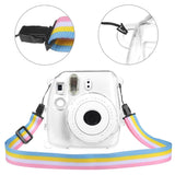 Protective-Crystal-Shell-Case-with-Strap-for-FUJIFILM-instax-mini-9-/-mini-8+-/-mini-8(Transparent)