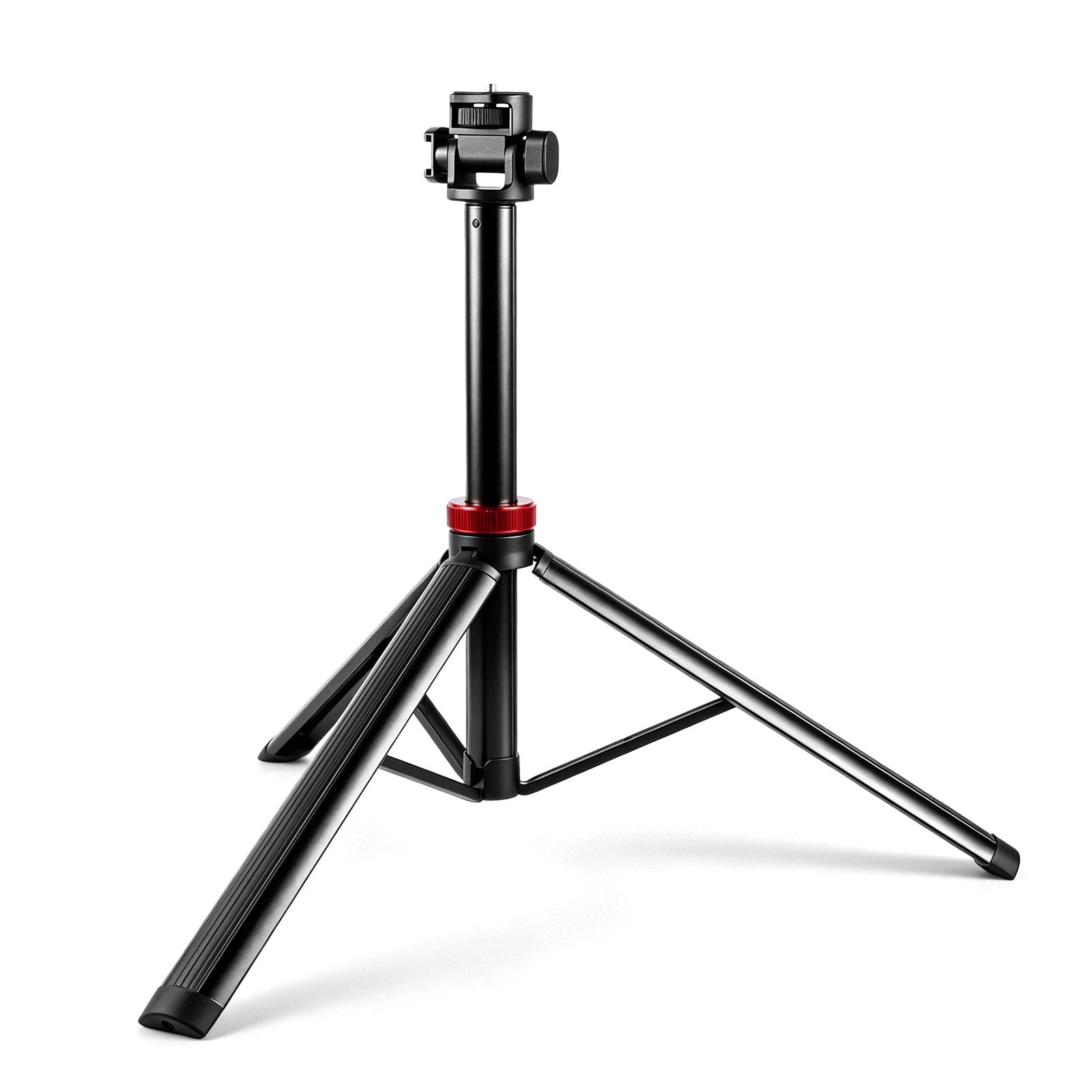 PULUZ-2m-8-section-Aluminum-Alloy-Broadcast-Fill-Light-Bracket-Telescopic-Tripod-(Black)