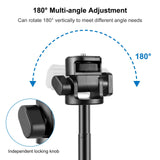 PULUZ-2m-8-section-Aluminum-Alloy-Broadcast-Fill-Light-Bracket-Telescopic-Tripod-(Black)