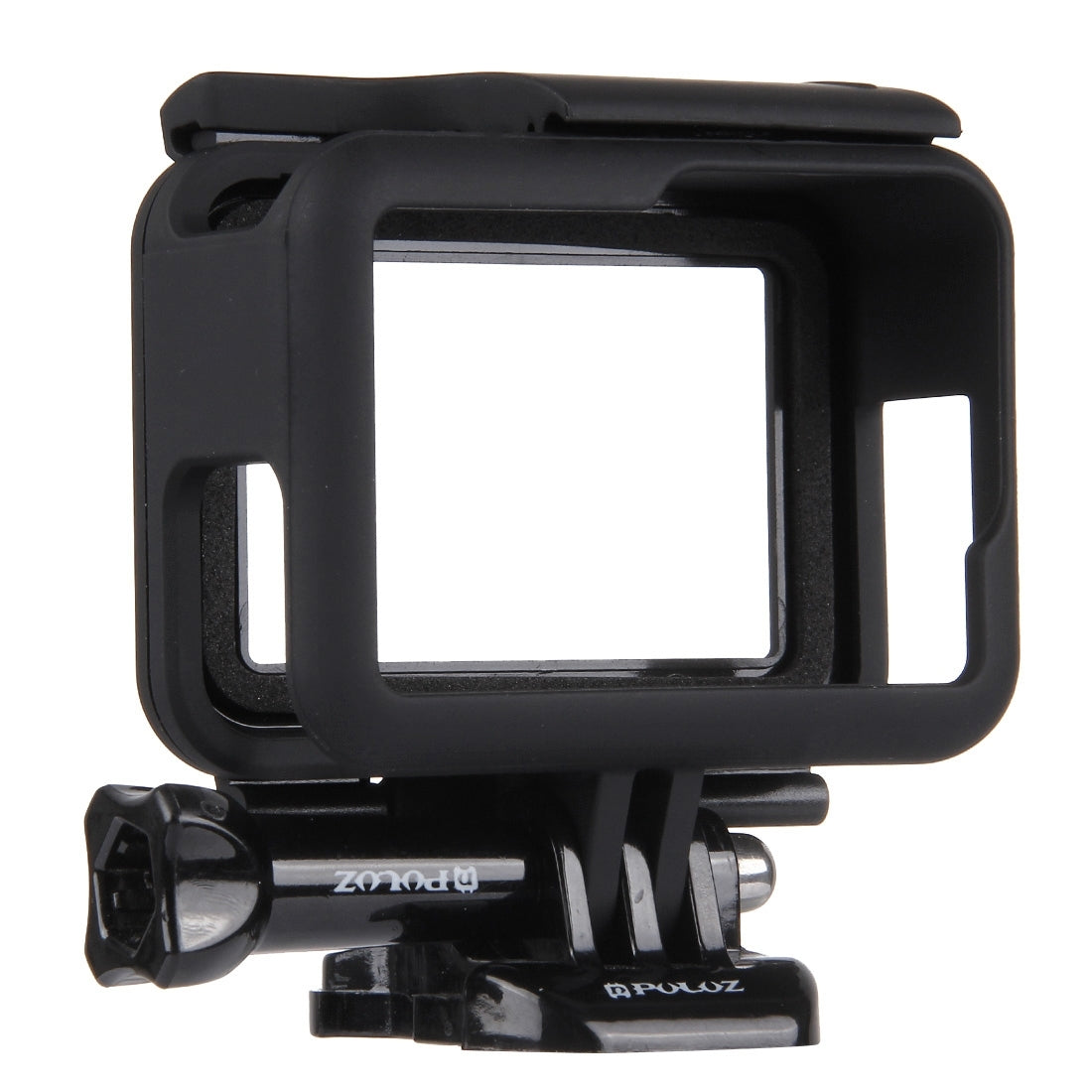 PULUZ-ABS-Plastic-Housing-Shell-Frame-Mount-Protective-Case-Cage-with-Pedestal-and-Long-Screw-for-GoPro-HERO(2018)-/7-Black-/6-/5