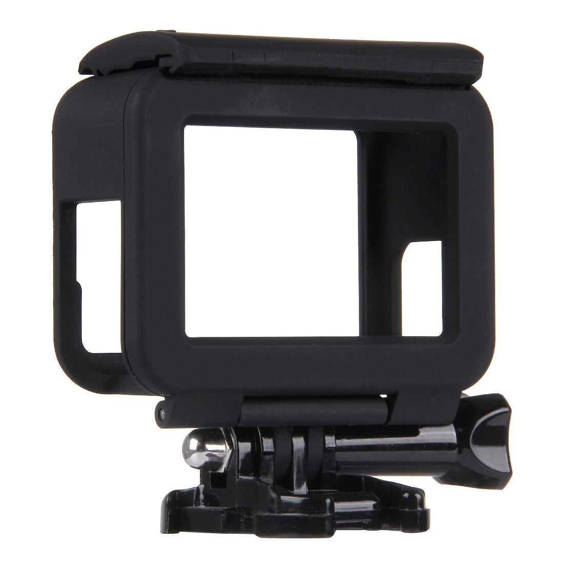 PULUZ-ABS-Plastic-Housing-Shell-Frame-Mount-Protective-Case-Cage-with-Pedestal-and-Long-Screw-for-GoPro-HERO(2018)-/7-Black-/6-/5