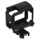 PULUZ-ABS-Plastic-Housing-Shell-Frame-Mount-Protective-Case-Cage-with-Pedestal-and-Long-Screw-for-GoPro-HERO(2018)-/7-Black-/6-/5