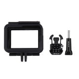 PULUZ-ABS-Plastic-Housing-Shell-Frame-Mount-Protective-Case-Cage-with-Pedestal-and-Long-Screw-for-GoPro-HERO(2018)-/7-Black-/6-/5