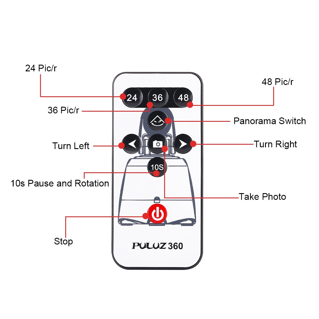 Panoramic-Head-with-Remote-for-Smartphones,-GoPro-and-Action-Cameras