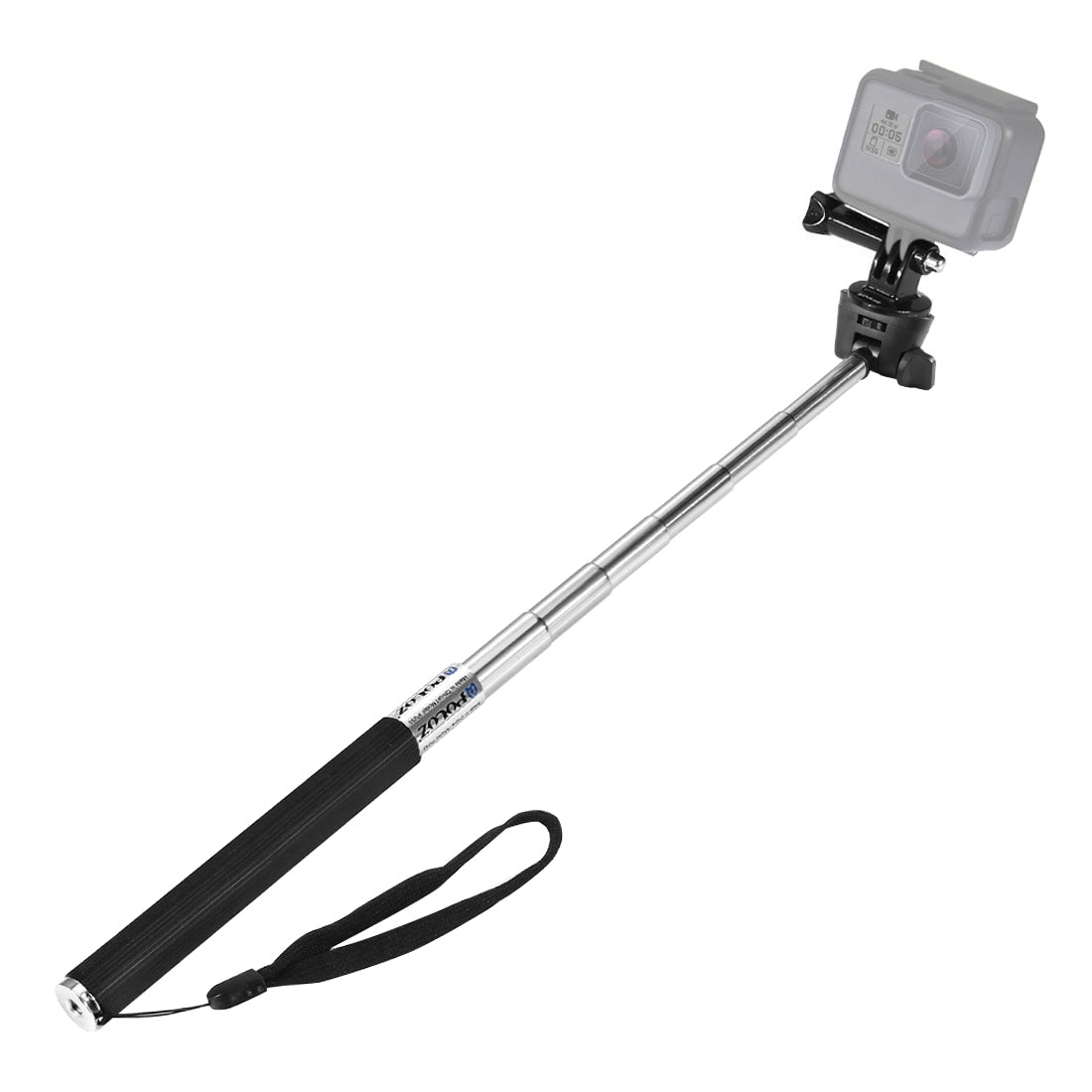 PULUZ-Extendable-Handheld-Selfie-Monopod-for-GoPro,-Insta360,-DJI-and-Other-Action-Cameras,-Length:-22.5-80cm