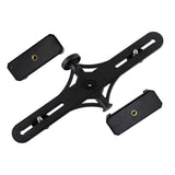 PULUZ-Live-Broadcast-Dual-Phone-Brackets-Horizontal-Holder-for-iPhone,-Galaxy,-Huawei,-Xiaomi,-Sony-and-Other-Smart-Phones(Black)