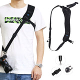 PULUZ-Quick-Release-Anti-Slip-Soft-Pad-Nylon-Breathable-Curved-Camera-Strap-with-Metal-Hook-for-SLR-/-DSLR-Cameras