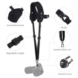 PULUZ-Quick-Release-Anti-Slip-Soft-Pad-Nylon-Breathable-Curved-Camera-Strap-with-Metal-Hook-for-SLR-/-DSLR-Cameras