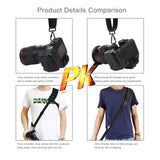 PULUZ-Quick-Release-Anti-Slip-Soft-Pad-Nylon-Breathable-Curved-Camera-Strap-with-Metal-Hook-for-SLR-/-DSLR-Cameras