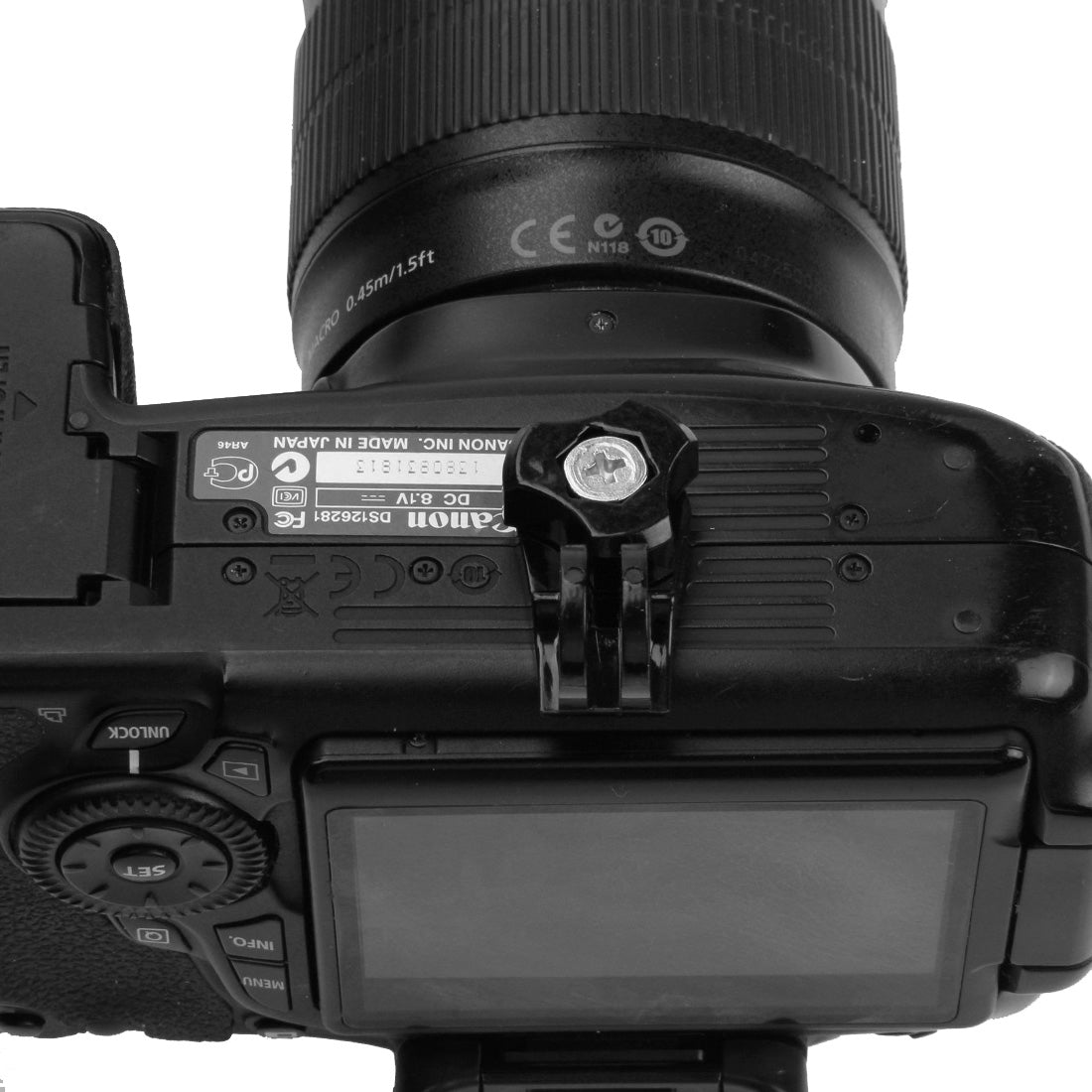PULUZ-Screw-Tripod-Mount-Connecting-Adapter-for-GoPro,-Insta360,-DJI-and-Other-Action-Cameras(Black)