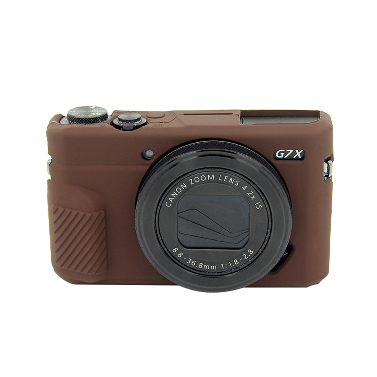 PULUZ-Soft-Silicone-Protective-Case-for-Canon-EOS-G7-X-Mark-II(Coffee)