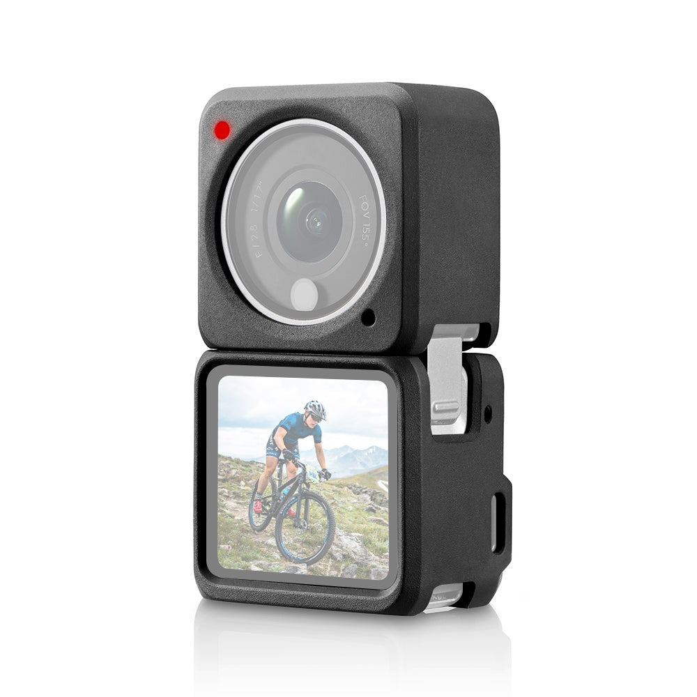 PULUZ-Split-Silicone-Protective-Case-for-DJI-Action-2(Black)