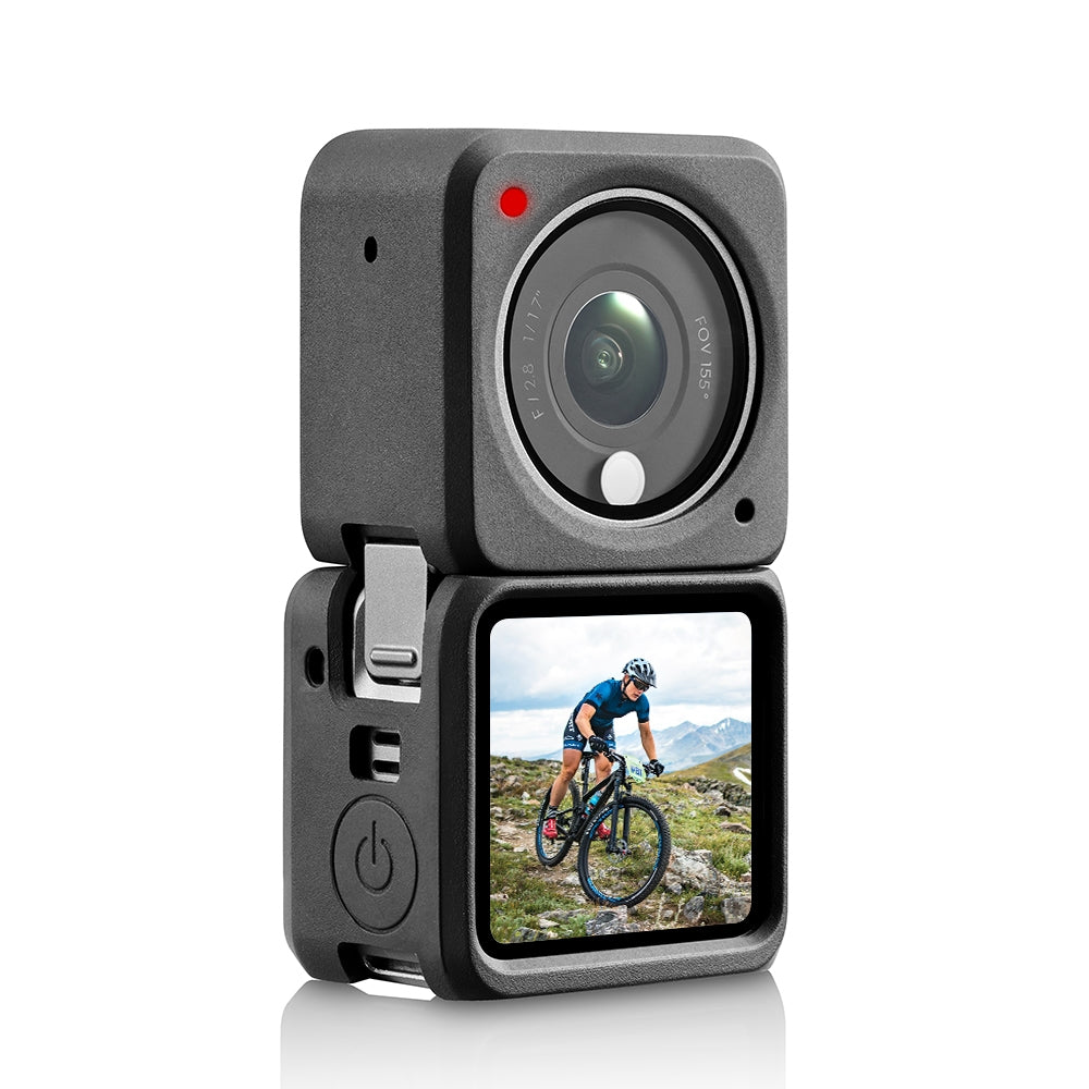 PULUZ-Split-Silicone-Protective-Case-for-DJI-Action-2(Black)