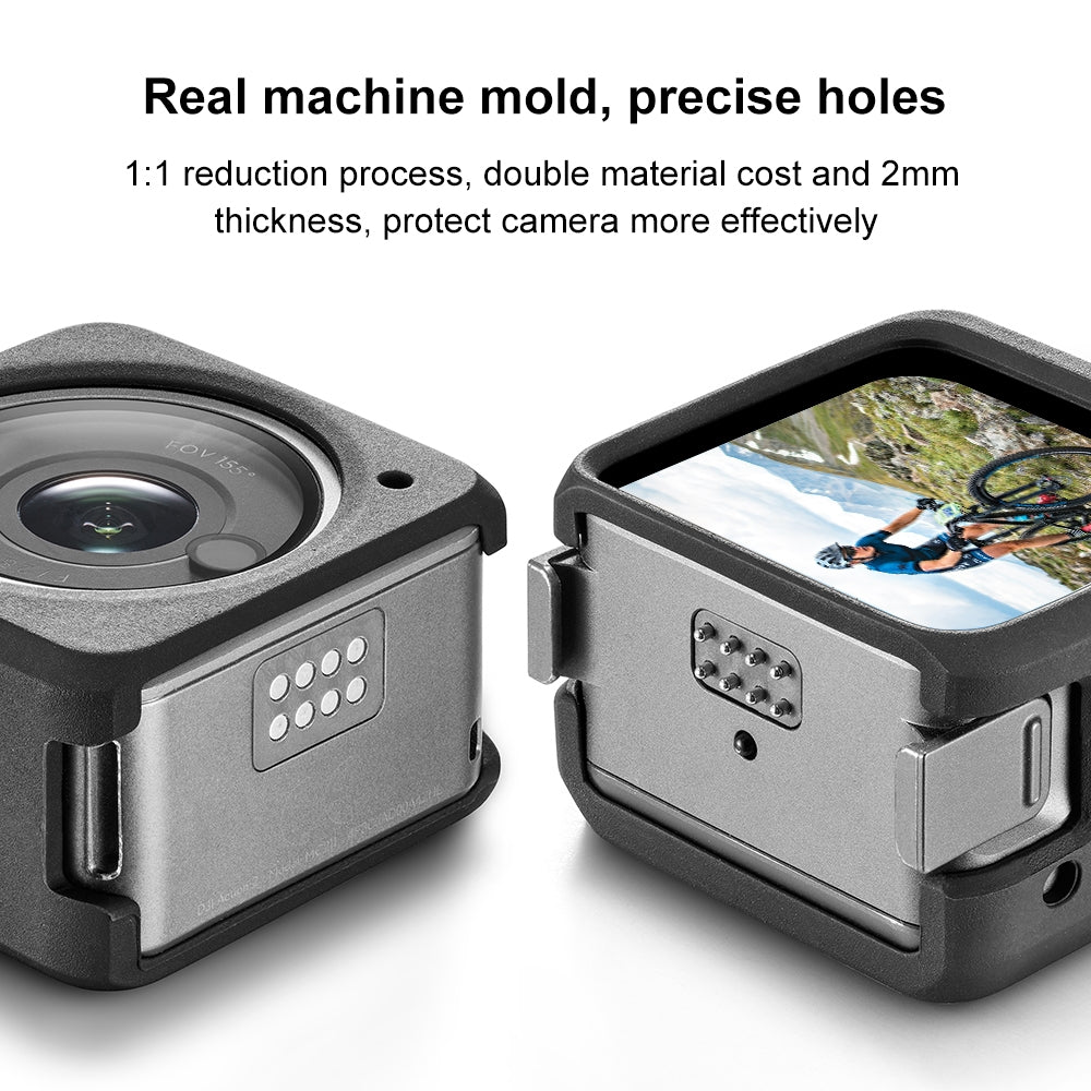 PULUZ-Split-Silicone-Protective-Case-for-DJI-Action-2(Black)