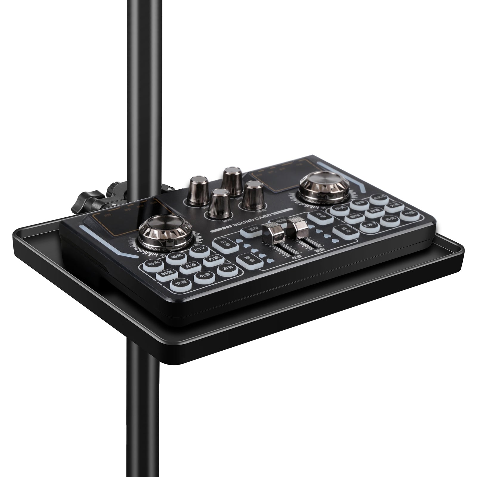 PULUZ-Standard-Version-Live-Tripod-Sound-Card-Tray,-Size:-16.5-x-22cm-(Black)