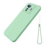 Pure-Color-Liquid-Silicone-Shockproof-Phone-Case-For-vivo-Y77-5G-Global-/-Y77e-/-IQOO-Z6-Lite-5G(Green)
