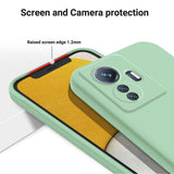 Pure-Color-Liquid-Silicone-Shockproof-Phone-Case-For-vivo-Y77-5G-Global-/-Y77e-/-IQOO-Z6-Lite-5G(Green)
