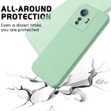 Pure-Color-Liquid-Silicone-Shockproof-Phone-Case-For-vivo-Y77-5G-Global-/-Y77e-/-IQOO-Z6-Lite-5G(Green)