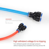 PW6-4-LAIZE-10pcs-Plastic-Y-type-Tee-Reducing-Pneumatic-Quick-Fitting-Connector