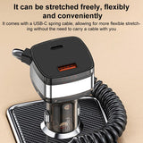 RBS-CC21-90W-USB-A-and-USB-C-/-Type-C-Ports-Car-Charger-with-1.2m-Retractable-Type-C-Cable(Black)